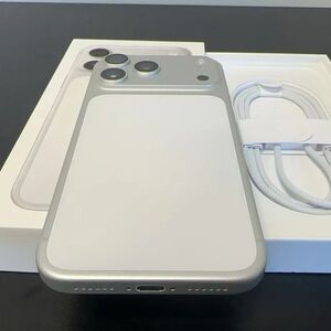 Silver Smartphone with Accessories